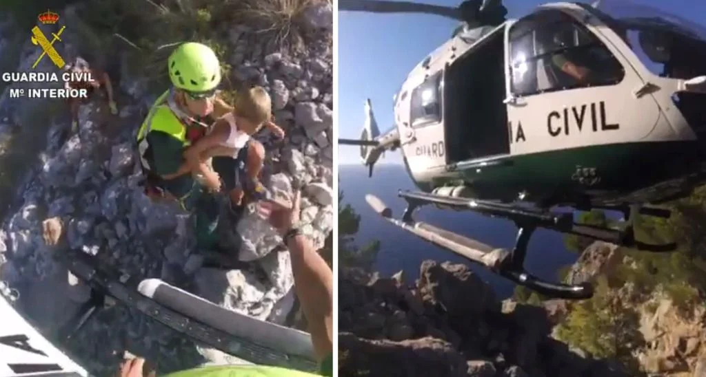 La Guardia Civil auxilia a dos personas atrapadas en la nieve