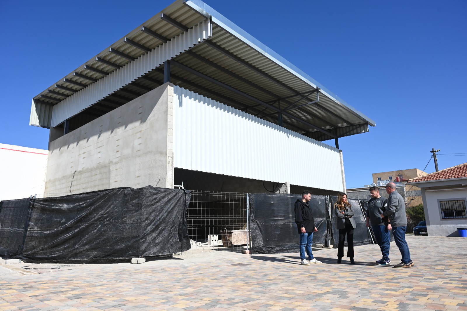 Comienza las obras de las pistas de squash en las Instalaciones deportivas de Mariano de la Paz