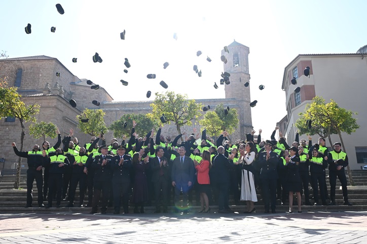 58 policías locales superan el Curso de Ingreso del IESPA y se incorporan en 22 municipios andaluces