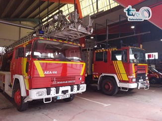 Evacuada al hospital una mujer tras el incendio de una vivienda en Linares