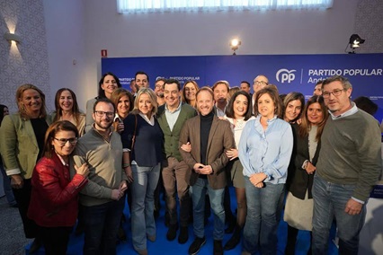 El Partido Popular de Linares participa en la Junta Directiva Autonómica presidida por el presidente del PP Andaluz Juanma Moreno