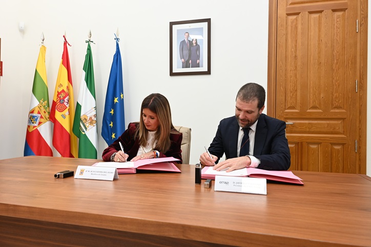 La alcaldesa y EM&E Group firman la instalación de la empresa en el Parque Empresarial Santana