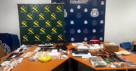 Detenidos 33 miembros de una red criminal de venta de droga en la provincia de Jaén