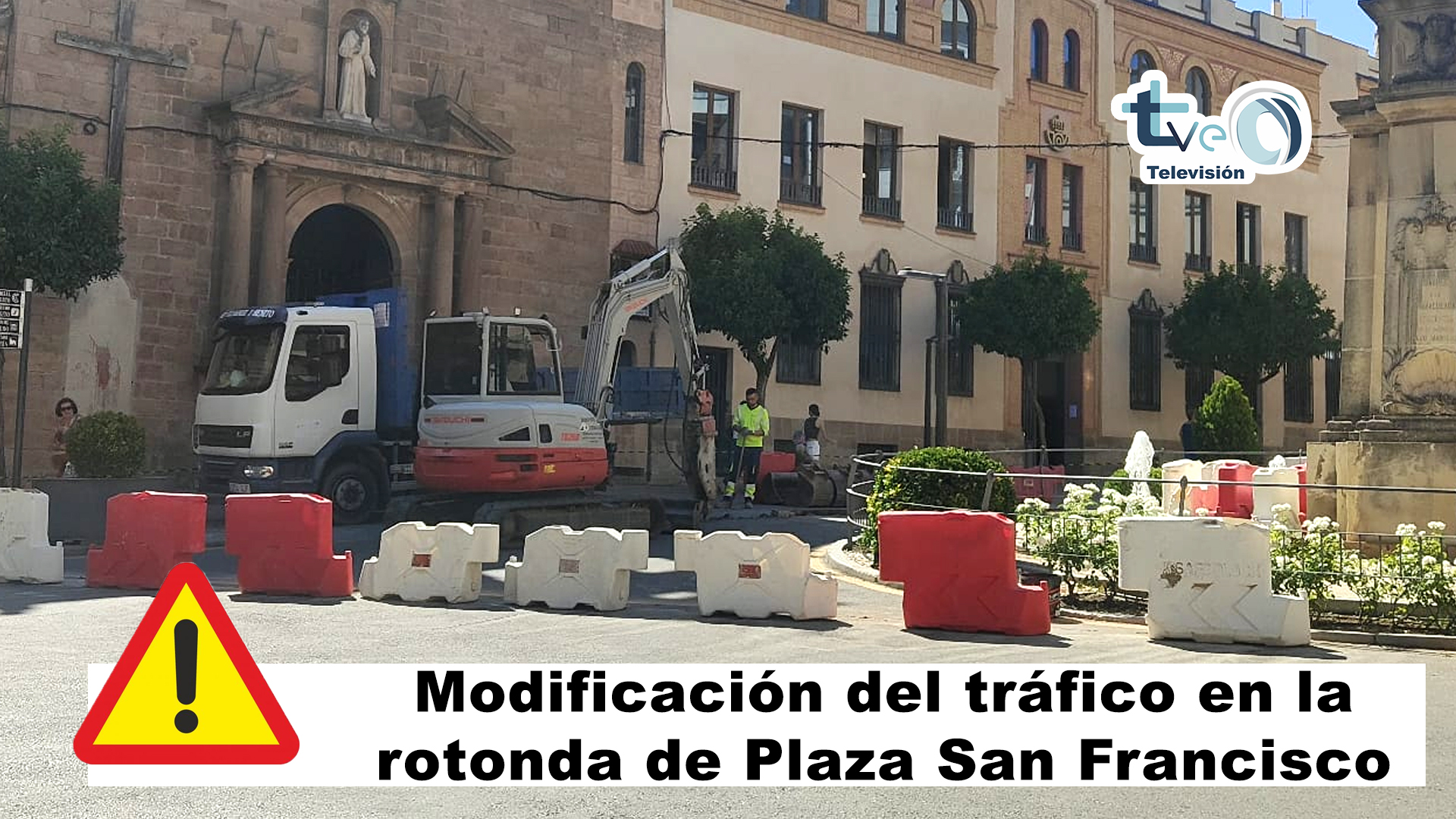 Imagen de Modificación del tráfico en la rotonda de Plaza San Francisco
