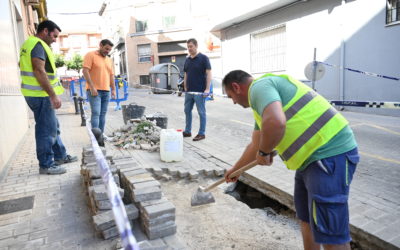 Imagen de La reparación del colapso de la calle Zambrana está en marcha.