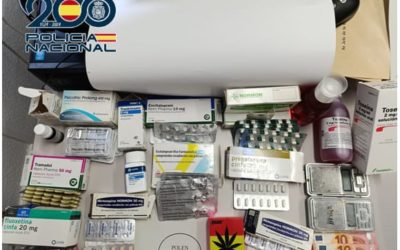 Imagen de La Policía Nacional detiene en Ubeda a un joven de 20 años, que traficaba con medicamentos y con sustancias estupefacientes.