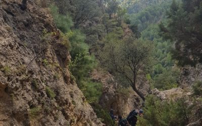 Imagen de Una mujer ha sido rescatada en una zona escarpada de la Sierra de Segura.