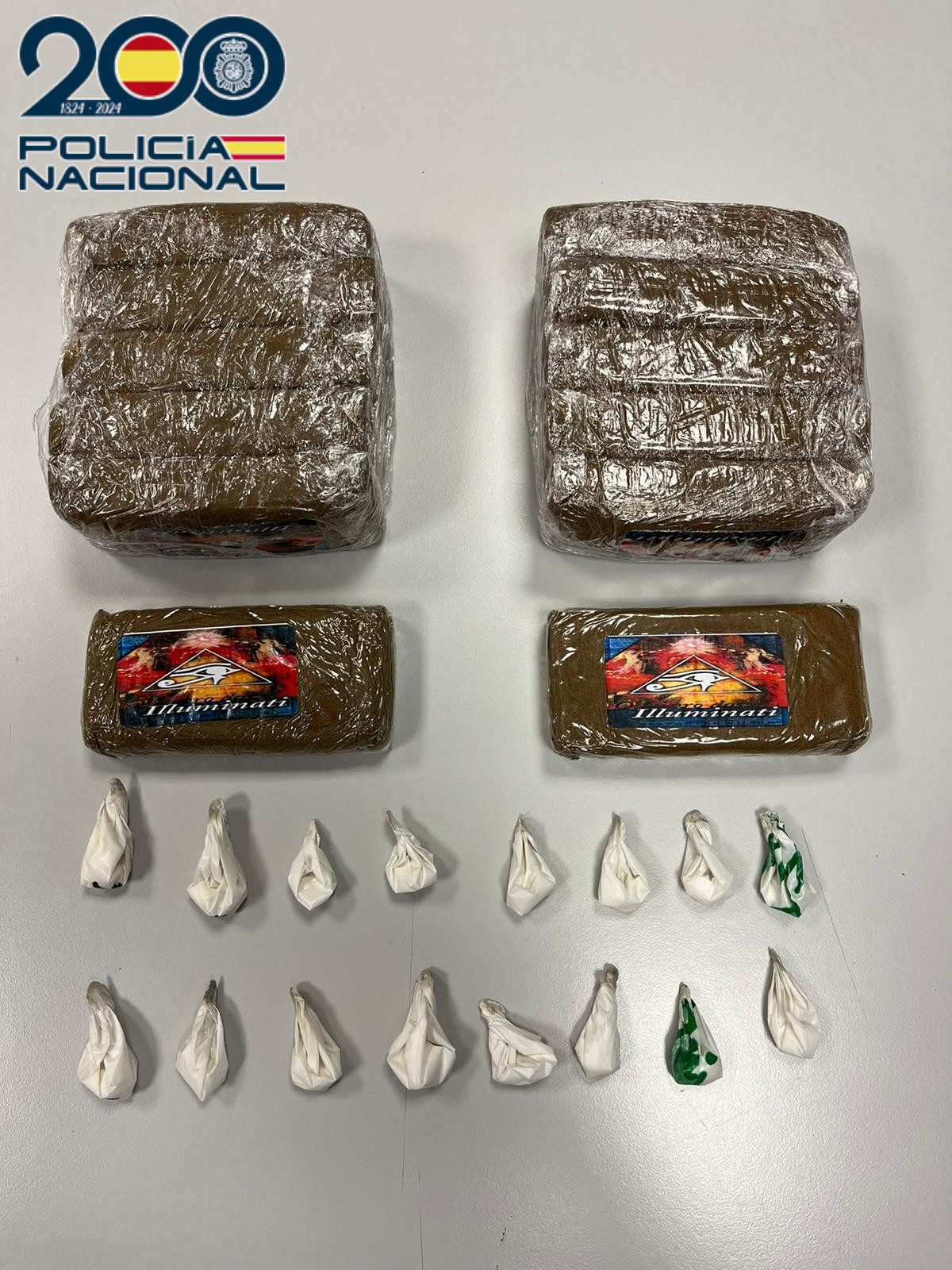 Imagen de La Policía Nacional detiene a una mujer en posesión de hachís y cocaína por valor  superior a 3.000€