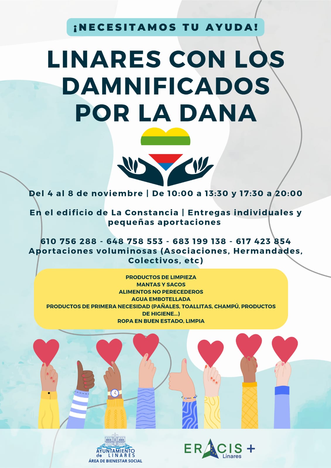 Imagen de El Ayuntamiento impulsa una campaña de ayuda humanitaria para los damnificados por la DANA